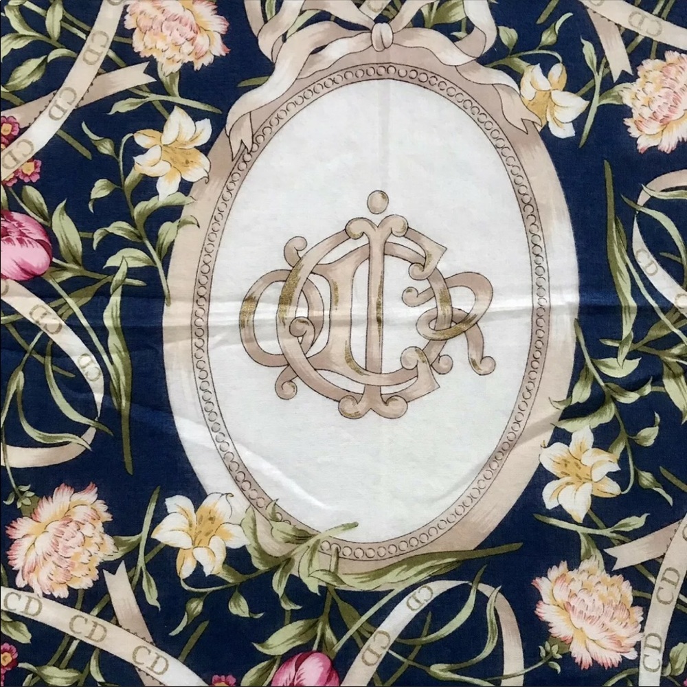 Dior scarves handkerchief vintage bag wrap - Picture 3 of 6